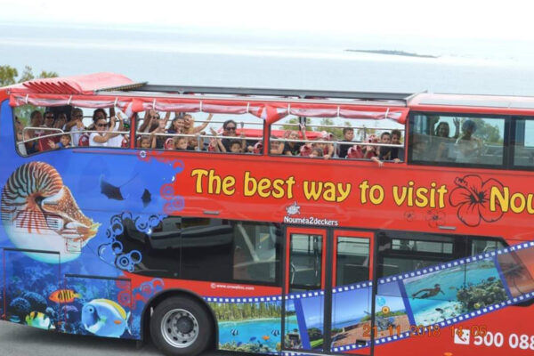 Noumea sightseeing with Noumea Double Deckers